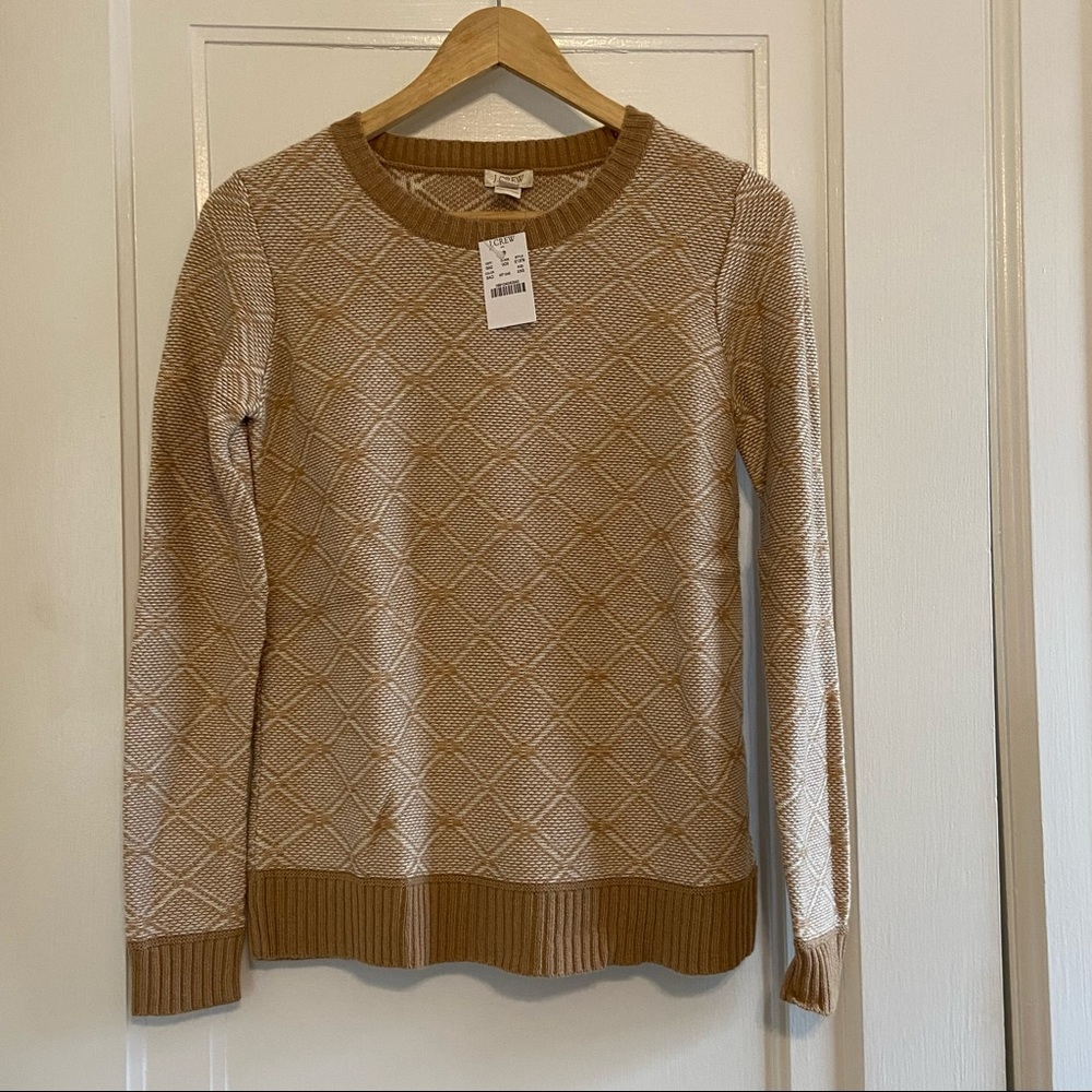 J. Crew Factory Diamond Plaid sweater